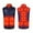 Blue, variant on JURANMO Men's and Women's Heated Vest Fashion Dandelion Print Full Zip Stand Collar Windproof Vest Winter Warm Jacket Deals of the Day Black XXL
