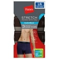 thumbnail image 2 of Big Men's ComfortBlend Boxer Briefs, 3-Pack, 2 of 4
