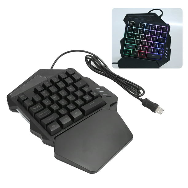 Acheter LED 104 touches USB clavier de jeu ergonomique repose-poignet  clavier, pour Windows PC Gamer ordinateur de bureau et ordinateur portable