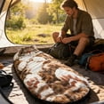 thumbnail image 3 of 3D Realistic Cat Sleeping Bag for Adults, 69" x 32" Large Envelope Style Nap Blanket, Soft Cotton-Blend Wearable Throw for Camping, Dorm & Office, Whimsical Feline Gift for Cat Lovers, 3 of 6