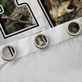 thumbnail image 4 of Castle Fairy Letter Monogrammed H Curtains Pack of 2 (42x84 Each) Female Men Women,Abstract Woodland Animal Deer Curtains Blackout,Botanical Tree Branches Leaves Bedroom Curtains, 4 of 6