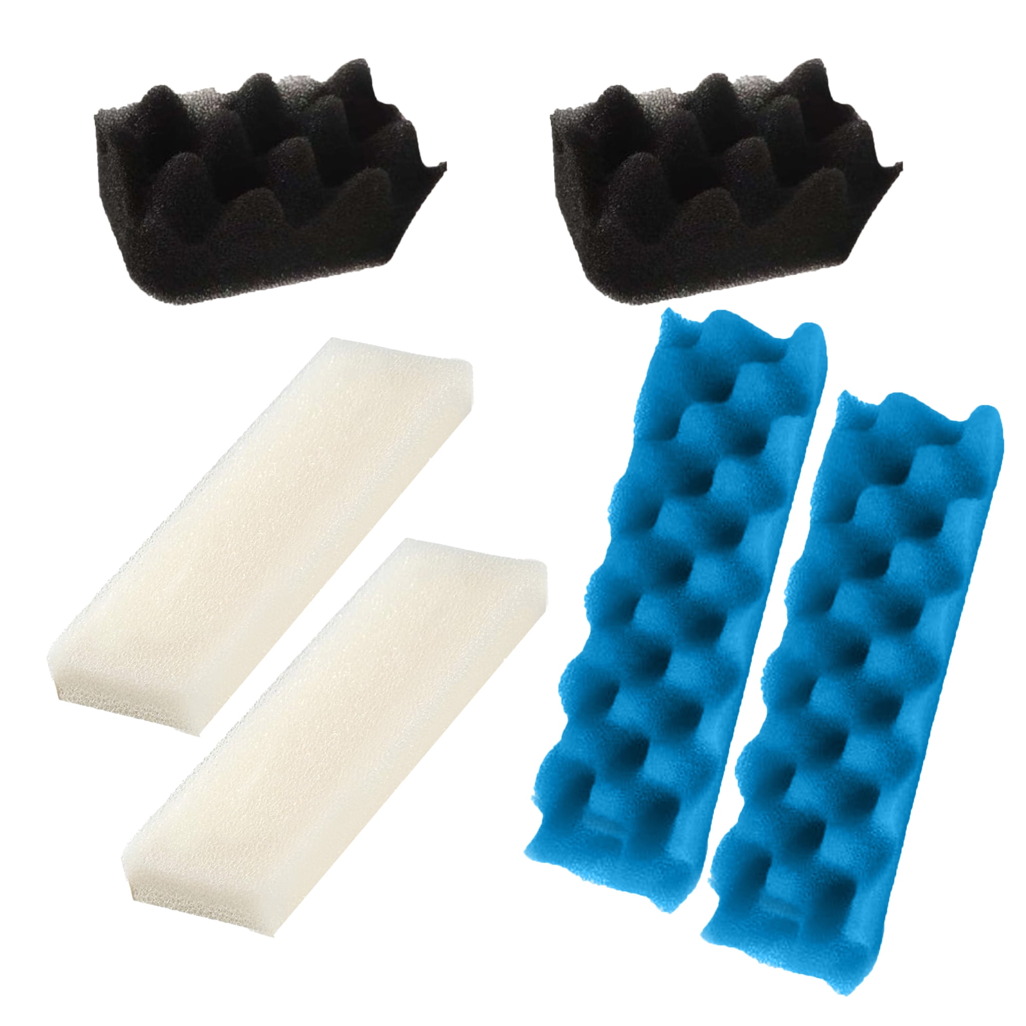 Genligt Aquarium Bio Sponge Foam Max Filter Pads Pack Compatible with Fluval 306, 307, 12 Pack