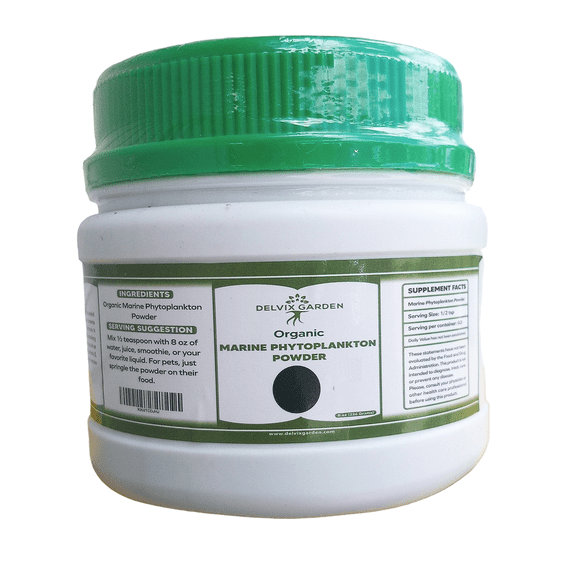 Marine Phytoplankton Powder – 8 oz | Pure, Fine Green Microalgae Powder