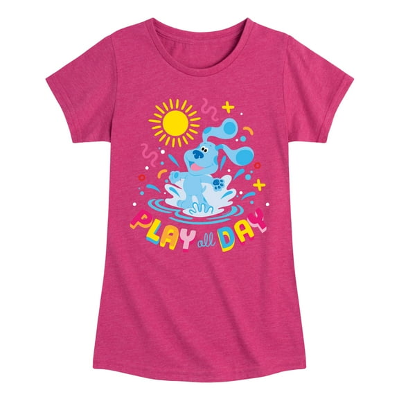 Blue's Clues & You! - Play Day - Summer Fun - Toddler & Youth Girls Short Sleeve Graphic T-Shirt