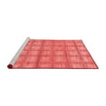 thumbnail image 2 of Ahgly Company Machine Washable Indoor Rectangle Checkered Red Modern Area Rugs, 4' x 6', 2 of 4