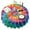 Colorful Rainbow Tie, variant on Colorful Tie Dye Pattern Round Tablecloth 60"x60",Wrinkle Wipeable Table Cloth for Kitchen Dining Room Picnic Patio Party