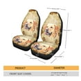 thumbnail image 5 of Xoenoiee Labrador Dog Print Front Seat Covers for Car 2 Pack, Vehicle Seat Protector Car Seat Cushion, Universal Fit Auto Interior Seat Covers for Cars Truck Van SUV, 5 of 6