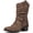 19YY17-5 Camel, variant on GLOBALWIN Women's Black Mid Calf Cowgirl Boots Fashion Western Cowboy Boots for Women Chunky Low Heel With Side Zipper Size 7.5M