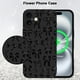 thumbnail image 5 of Funda MZELQ para iPhone 16 con diseño de lazo de silicona, color negro, 5 of 6