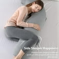 Pregnancy Pillows for Sleeping,Maternity Pillow with Cooling Cover