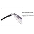 thumbnail image 5 of Gafas de presbicia sin montura Gafas de presbicia de moda con borde cortado sin montura Gafas de presbicia azules, 5 of 5