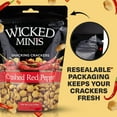 thumbnail image 5 of (Pack Of 12) Wicked Minis Seasoned Oyster Crackers Crushed Red Pepper 6 Oz, 5 of 6