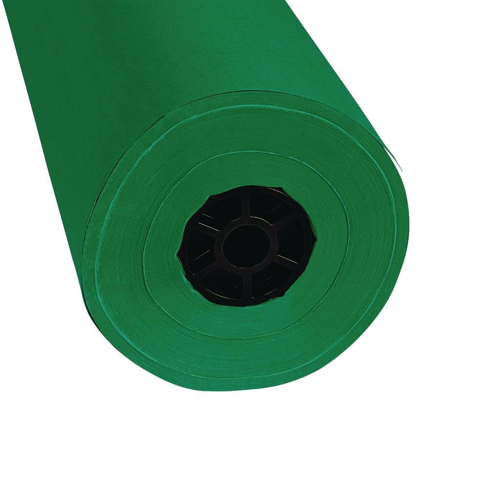 Colorations Dual Surface Paper Roll - Holiday Green 36\" x 1000'