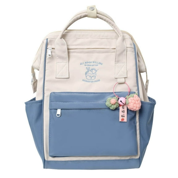 feimajia Back to School Supplies Sale Backpacks Versatile Large Capacity Junior High School Student Backpack Color Matching Foolproof Backpack New Student Backpack for The Start of The School Season