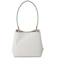 thumbnail image 3 of Michael Kors Pratt Medium  Shoulder Bucket Bag Signature Logo Light Cream MK, 3 of 6