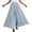 Light Gray, variant on BUWTTER Womens Pants Casual Wide Leg Palazzo Elastic Waist Flowy Boho Linen Blend Comfortable Trousers Womens Slacks for Work Army Green M