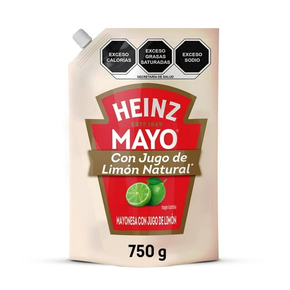 Mayonesa Heinz con jugo de limón pouch 750 g