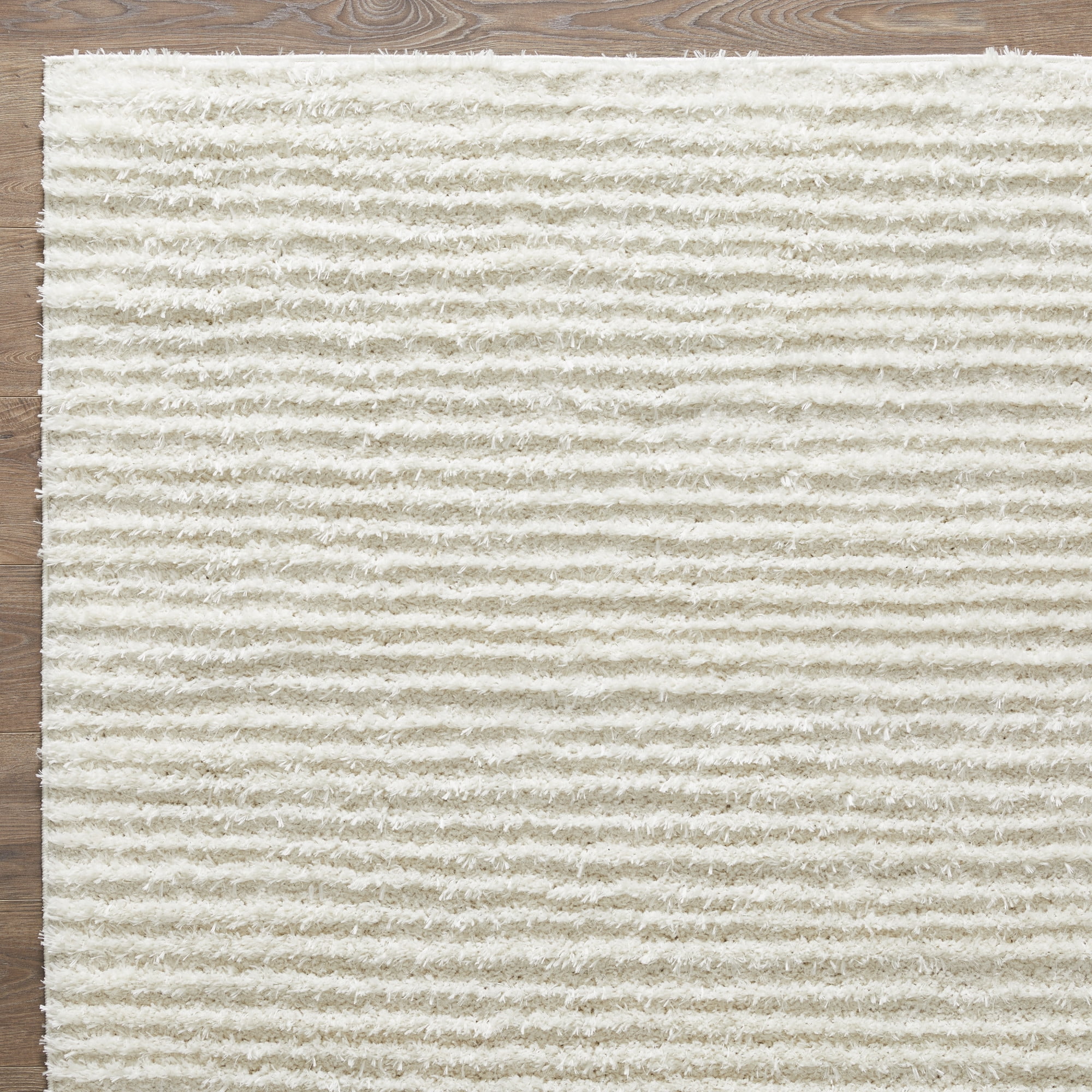 Loomaknoti Vemoa Altomarze 5' x 7' Gray Stripe Indoor Area Rug