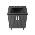thumbnail image 4 of Modway Augusta 24" Modern Style Wood Bathroom Vanity in Gray/Black, 4 of 4