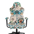 thumbnail image 3 of Whosucclay Boho Mandala Dragonfly Print Gaming Chair Covers, with Armrest Cover Computer Chairs Slipcovers Stretchable Elastic Machine Washable Gaming Chair Seat Cover with Zipper, 3 of 8
