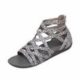 thumbnail image 2 of Zapatos de punta abierta para mujer Sandalias cómodas Sandalias de playa cómodas e informales Wmkox8yii sa4080, 2 of 6