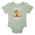 thumbnail image 4 of Disney Winnie the Pooh Baby Boy or Girl 3-Pack Short Sleeve Bodysuits Green Yellow, 4 of 6