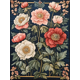thumbnail image 1 of Qisvanset Framed Canvas Wall Art 12x16 Inch Isaiah William Morris Floral Bible Verse Art, 1 of 5