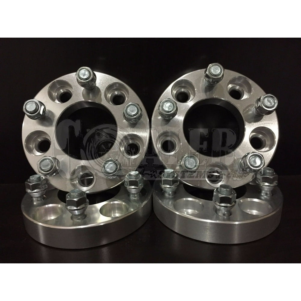 Wheel Spacers Adapters Aluminum Hub 5 Bolt Lug 5 x 114.3 to 5 x 127 4 PC 1.25"