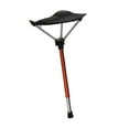 thumbnail image 3 of Almencla Tabouret Chaise Pliant de Camping Plage Rassemblement Portable Charge 275lbs Pliable Rouge, 3 of 8