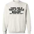 thumbnail image 2 of OXI Crewneck Sweatshirt - Understand Binary Math, Basic Casual Sweatshirts for Men's and Women Fleece Sweatshirt Long Sleeve - White 2X-Large, 2 of 2