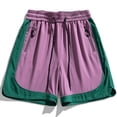thumbnail image 7 of JTSRKL Mens Mesh Basketball Shorts Color Block Loose Baggy Quick Dry Short Pants Breathable Summer Gym Training Active Sport Bottoms, 7 of 7