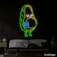 thumbnail image 4 of Craftnamesign Avocado Drunk Neon Sign, Beer Club LED Sign, Beer Shop Decor, 4 of 4