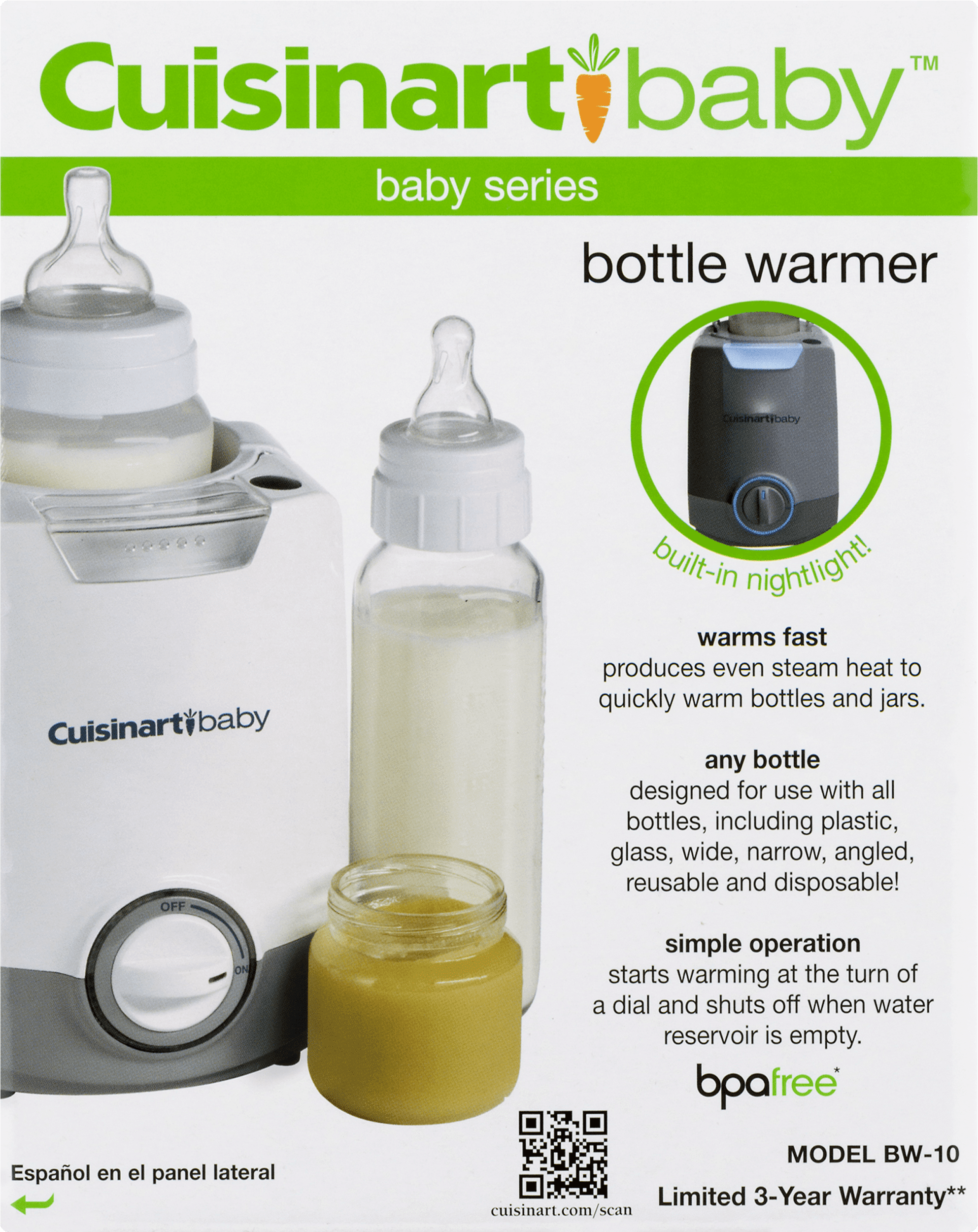 cuisinart baby bottle warmer instructions