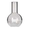 thumbnail image 2 of Flask Flat-Bottom Florence Boiling Flask, Standard Neck, 250ml capacity. Made from Borosilicate Glass. A good fit for any laboratory, science classroom, or homeschool. Pack of 12., 2 of 2