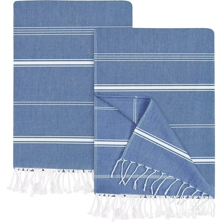 

Utopia Towels [2 Pack] Turkish Beach Towel (40 X 72 Inches) - 100% Cotton