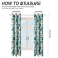 thumbnail image 2 of Floral Colorful Flower Blackout Curtains, Watercolor Pattern Window Treatment Grommet Curtains for Bedroom Thermal Insulated Window Curtains for Living Room 2 Panel Set, 2 of 5