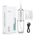 thumbnail image 2 of Irrigador bucal portátil, irrigador dental con agua, recargable por USB, 3 modos, 4 boquillas., 2 of 4