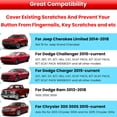 thumbnail image 3 of 3pcs Air Conditioner Knob Decorative Ring Car Interior Button Ornaments, 3 of 7