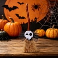 thumbnail image 3 of Halloween Witches Broom, Colorful Witch Broomstick Flying Stick Props Plastic Broom Witch Costume Accessories, Party Supplies, 3 of 6