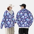 thumbnail image 5 of Picia crystal Skull flower leaf Women's Men's UPF 50+ Sun Protection Hoodie Shirt Long Sleeve SPF Fishing Outdoor UV Hiking Lightweight Shirts-3X-Large, 5 of 9