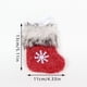 thumbnail image 3 of Wmhnj Mini calcetn navideño colgante decorativo para rbol de Navidad, ideal para rellenar bolsas de regalo o dulces. Medias de lana festivas., 3 of 4