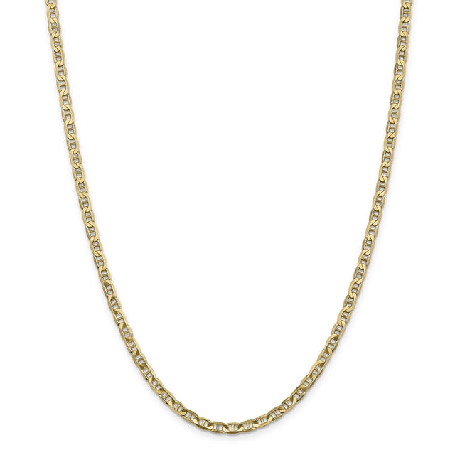Chaîne d'Ancre Concave en Or Jaune 14K 3.75mm 24 Pouces