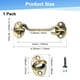 thumbnail image 3 of Uxcell 1-Pack Pestillo de Gancho y Ojo para Puerta de 4 Pulgadas de Acero Inoxidable 201 para Puerta/Ventana/Gabinete Cian, 3 of 6