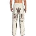 thumbnail image 3 of Daiia Men'S Wine Pants,Bottoms Sleep Lounge,Pajama Pants,Pj Bottoms Drawstring And Pockets-Xx-Large, 3 of 9