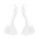 thumbnail image 1 of Prettyia, guantes de malla de rejilla para mujer, guantes de verano para mujer, guantes de encaje con protección Blanco jinwen Guantes cortos de encaje, 1 of 8