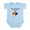 Sky Blue, variant on CafePress - Born With The Billiards Gene Body Suit - Baby Light Bodysuit, Size Newborn - 24 Months