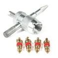 thumbnail image 3 of Shisuyan 4 Way Car Bike Tyre Repair Standard Tyre Remover Tool + 4 Stem Core Kits, 3 of 3