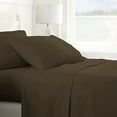 thumbnail image 2 of DDI 1941588 Full Premium Double Brushed 4 Piece Sheet Set - Chocolate Case of 12, 2 of 3