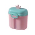 thumbnail image 1 of Dispensador de fórmula, caja portátil de almacenamiento de alimentos para bebés, sin Bpa, contenedor de cereales C, leche en polvo, nueces, refrigerios para niños pequeños, dispensador portátil. (ros, 1 of 5