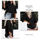 thumbnail image 1 of Blusa Con Cierre De Botón, Cuello Vuelto, Satén, Jacquard, Manga Larga, Informal, Para Mujer, Para Fiestas ANGGREK Otros, 1 of 6
